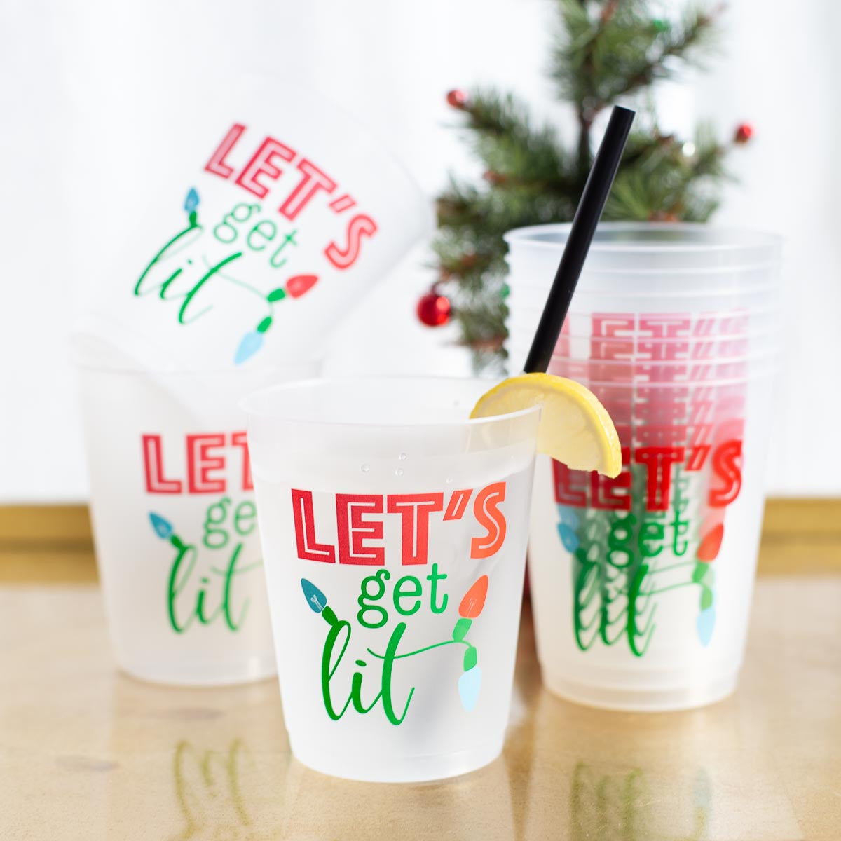 Let's Get Lit Party Cup