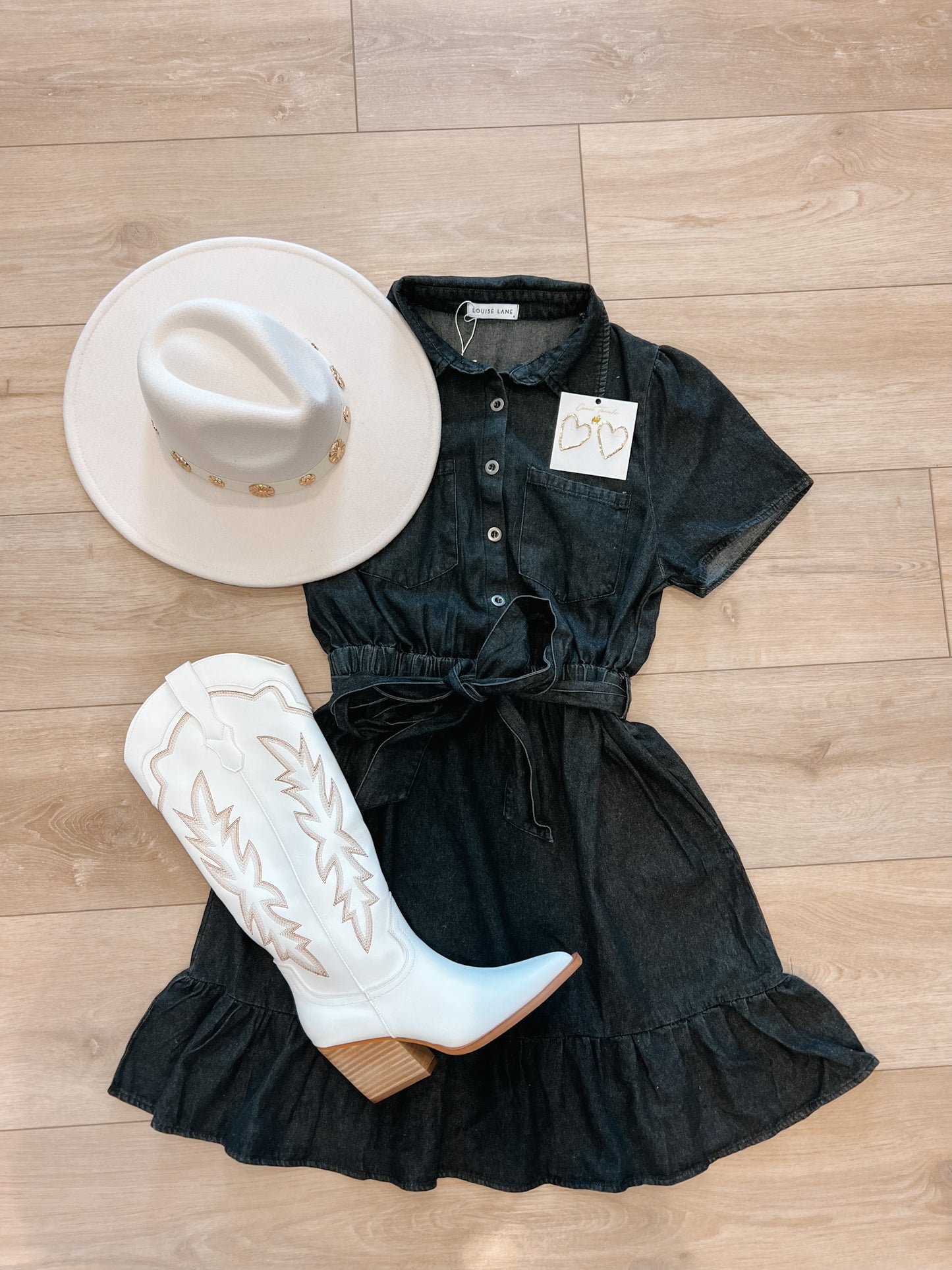 Black Button Up Dress