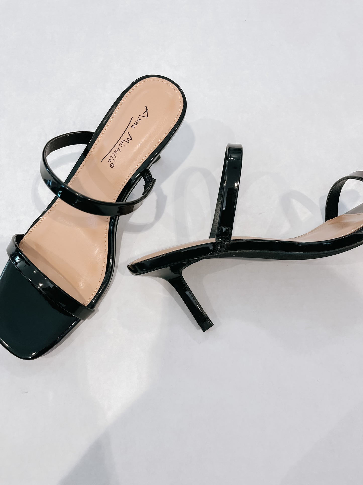 Open Toe Slip On Heel