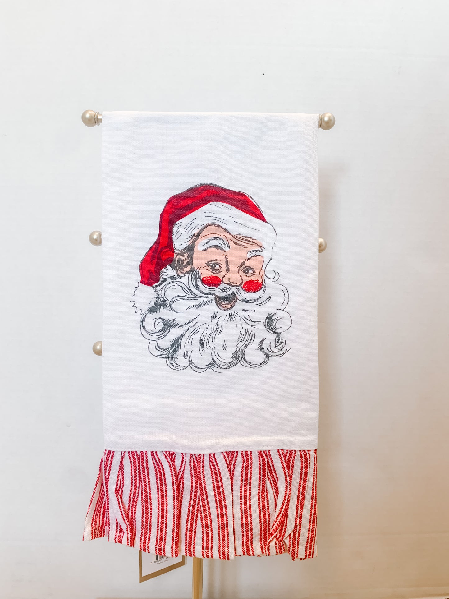 Santa Ruffle Hand Towel