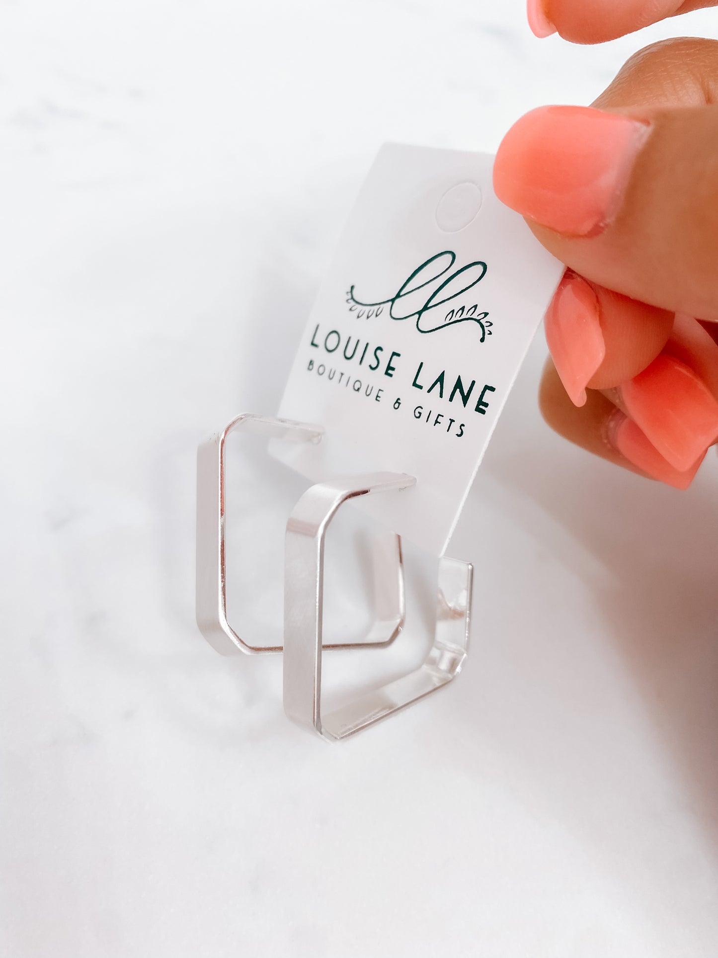 Bold Square Earring