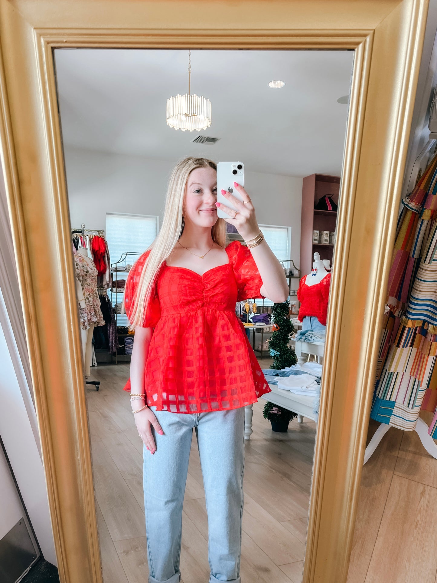 Sweetheart Neck Top