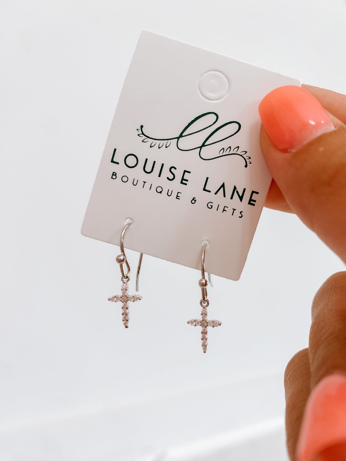 Dainty Cross Earrings