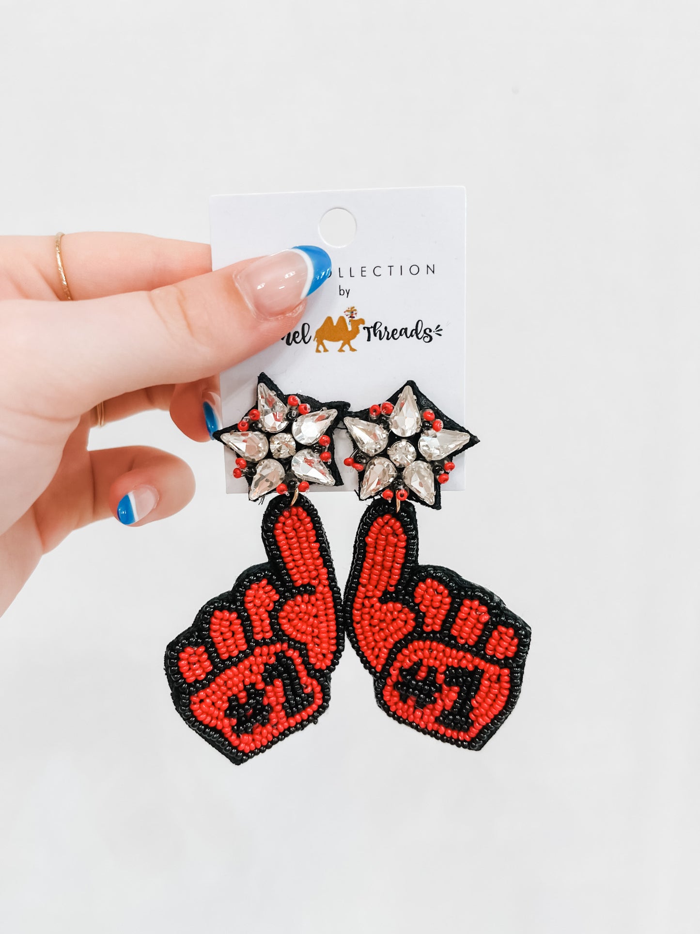 Black & Red #1 Earrings