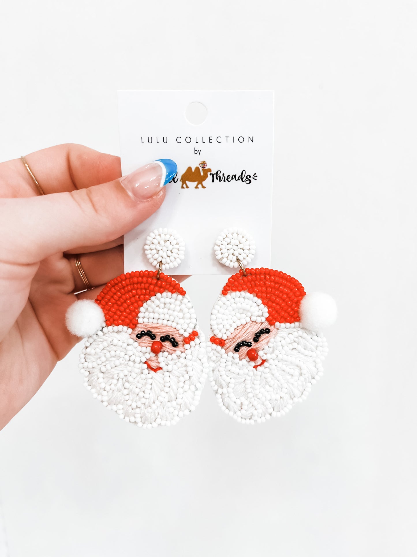 Santa Earrings