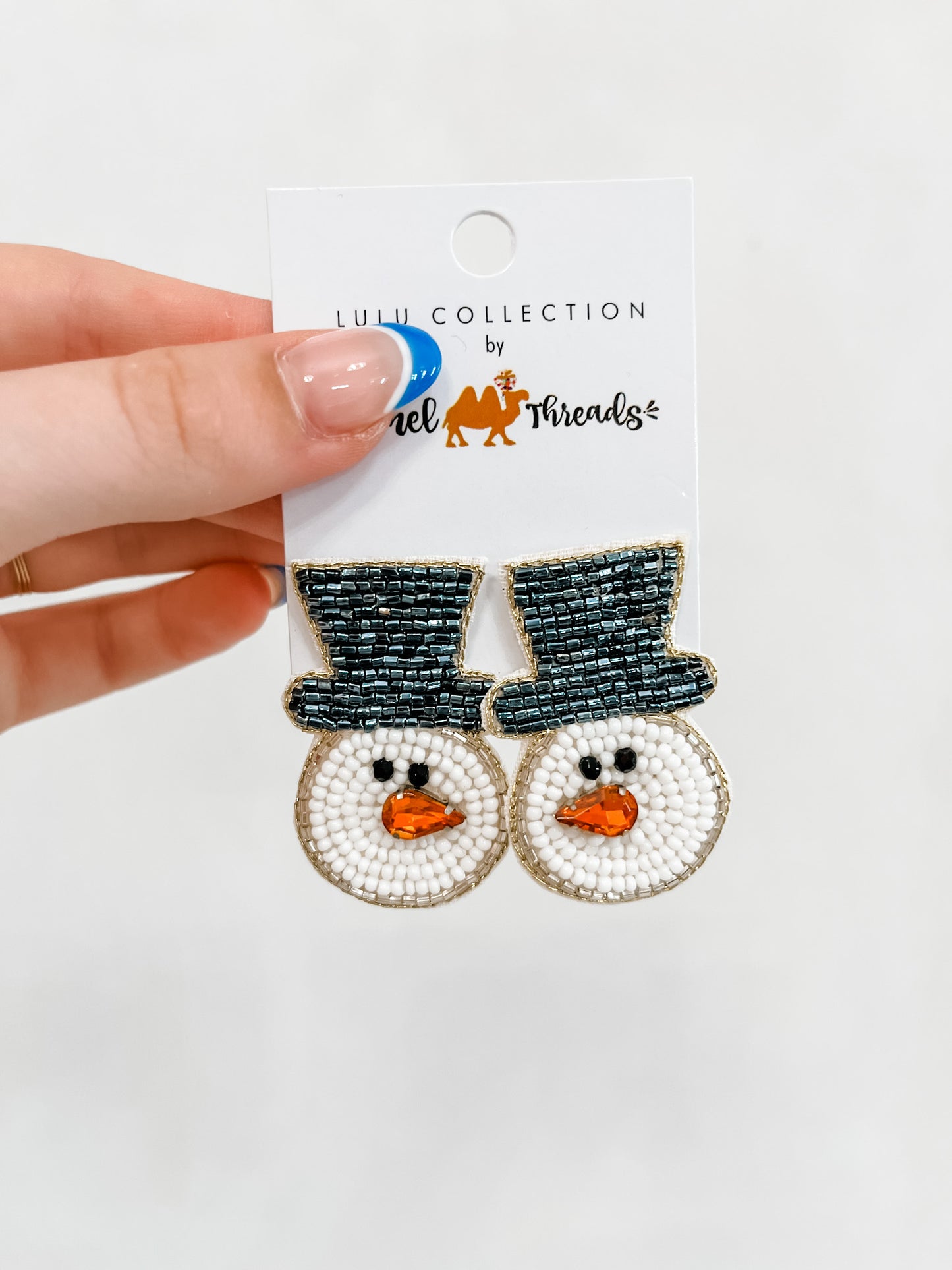 Snowman Earrings