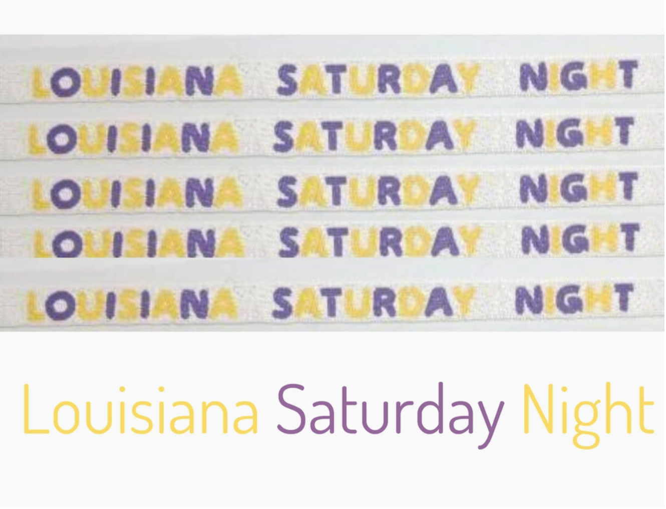 Louisiana Saturday Night Purse Strap – Louise Lane Boutique