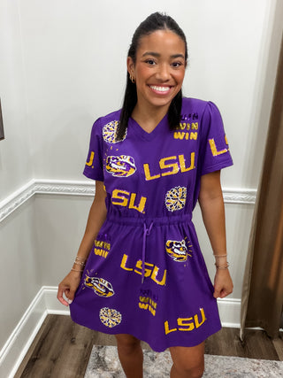 LSU Stadium Lights Dress (Trademarked) (Pre-Order) (ETA end of August/ beginning of September)