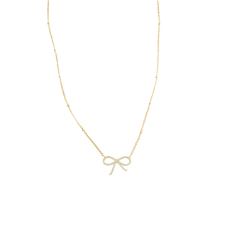 French Bow Necklace