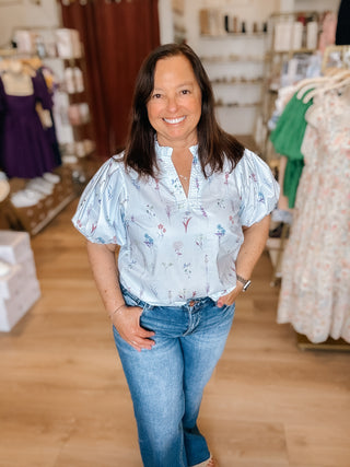 Garden of Flowers Blouse