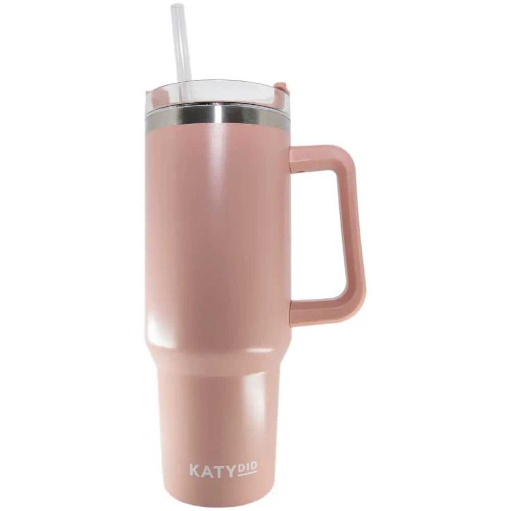 Light Pink Stanley Cup Dupe 40oz Reusable Stainless Steel Tumbler