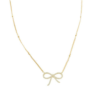 French Bow Necklace