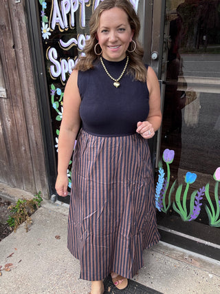 Linden Stripe Sweater Dress