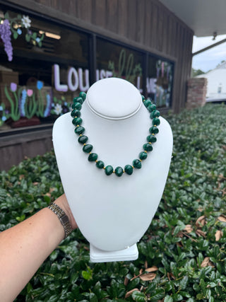 Emerald Hour Statement Necklace