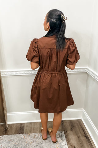 Caldwell Cinch-Waist Mini Dress
