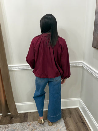 The Marlowe Gathered Jacket