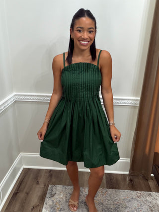 Sienna Pleated Mini Dress