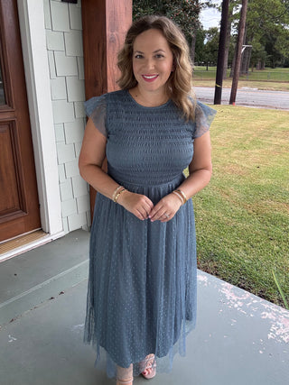 Willow Tulle Midi Dress