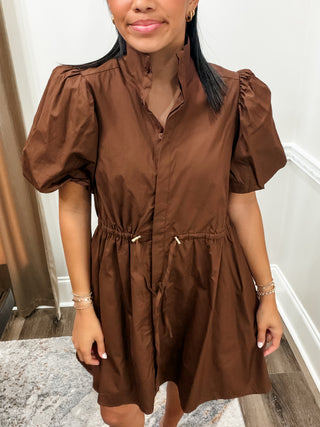 Caldwell Cinch-Waist Mini Dress
