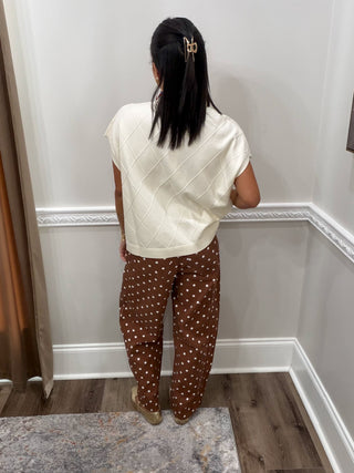 Marlo Polka Dot Barrel Jeans