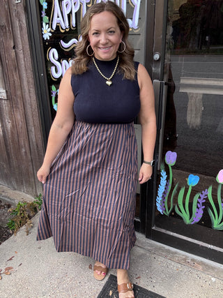 Linden Stripe Sweater Dress