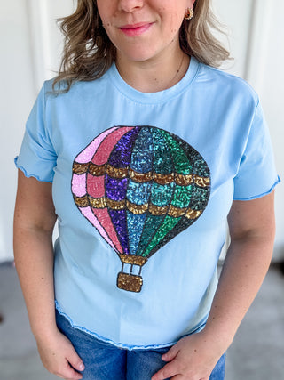 Up & Away Sequin Tee