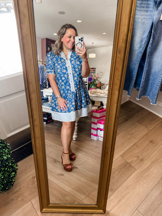 Fall Floral Dress