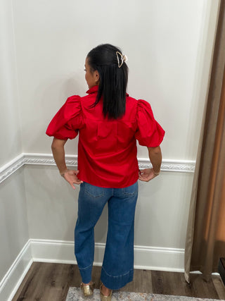 Scarlett Bubble Sleeve Blouse