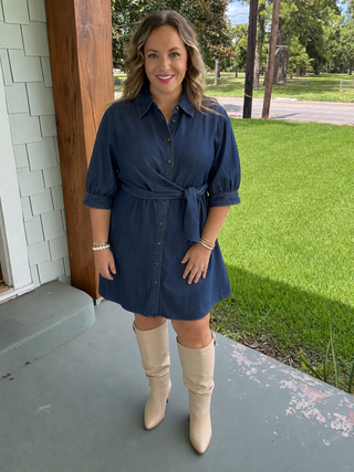 Midnight Rodeo Denim Dress