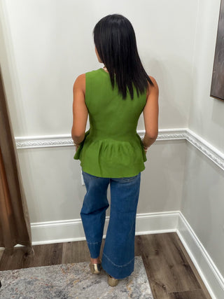The Sutton Chain Peplum Top