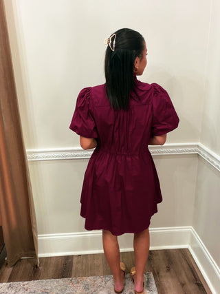 Caldwell Cinch-Waist Mini Dress