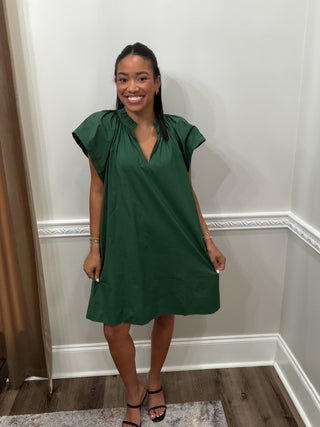 Merritt Flutter-Sleeve Mini Dress