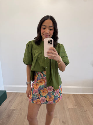 Garden Gala Jacquard Skirt