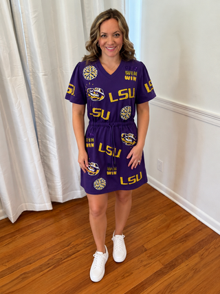 LSU Stadium Lights Dress (Trademarked) (Pre-Order) (ETA end of August/ beginning of September)