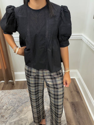 Elodie Lace Detail Blouse