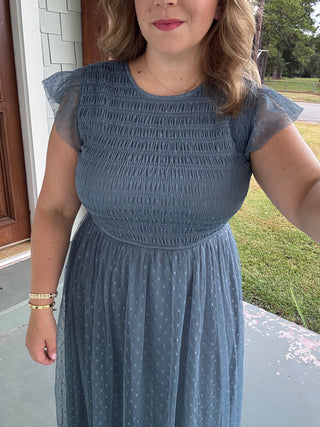 Willow Tulle Midi Dress