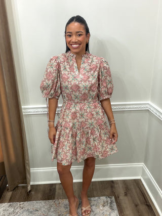 Adeline Medallion Mini Dress