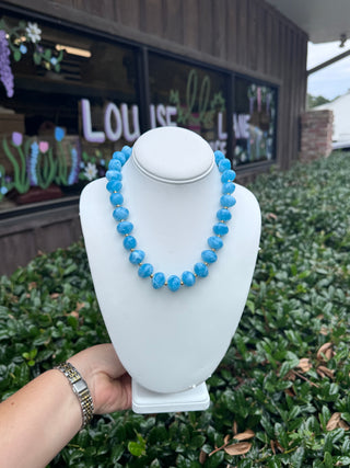 Blue Lagoon Statement Necklace