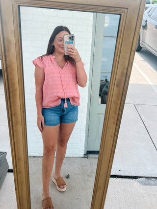 Pink Cosmos Top