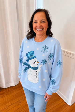 Frosty Flurries Sparkle Sweatshirt