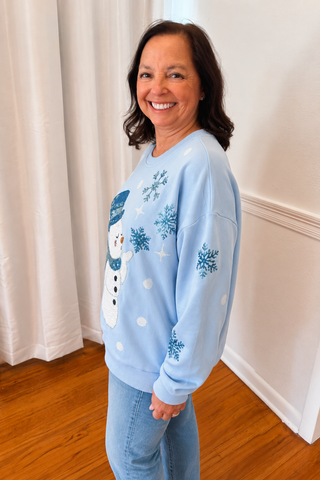 Frosty Flurries Sparkle Sweatshirt