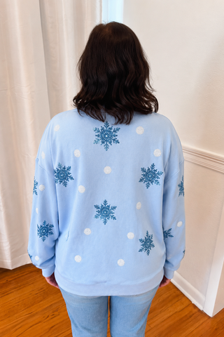 Frosty Flurries Sparkle Sweatshirt