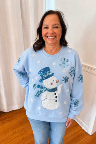 Frosty Flurries Sparkle Sweatshirt