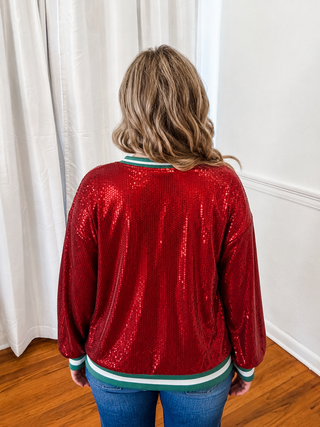 Christmas Luxe Sparkle Sweatshirt (Pre-Order)