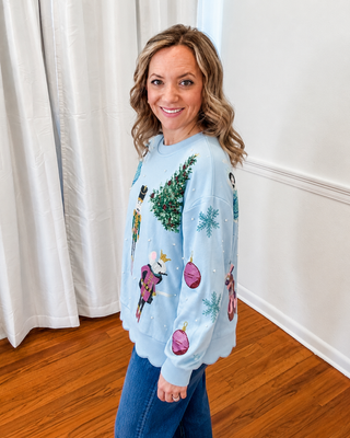 Nutcracker Sugarplum Sparkle Sweatshirt