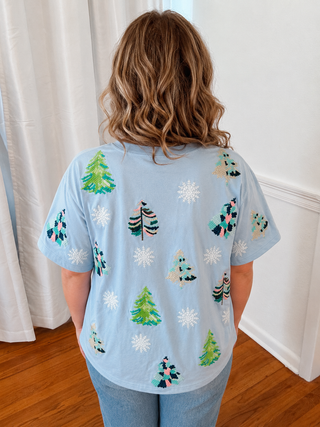Winter Pines Sparkle Tee