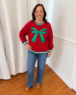Wrap Me Up Sparkle Sweatshirt