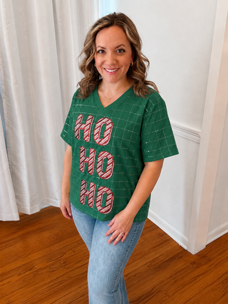 Ho Ho Ho Sparkle Tee (Pre-Order)