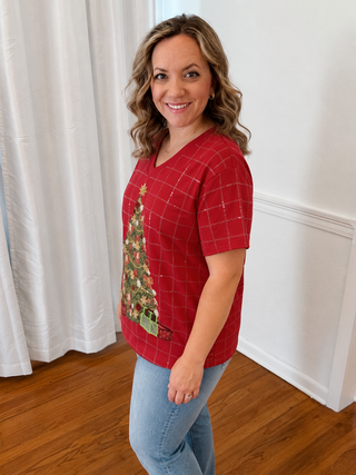 Christmas Tree Sparkle Tee (Pre-Order)