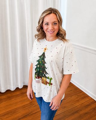 Christmas Morning Sparkle Tee (Pre-Order)